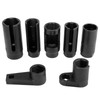 BTSHUB O2 Oxygen Sensor Socket Set, 7pcs Automotive Sending Unit