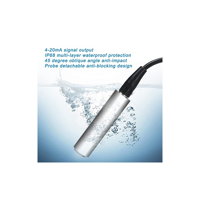 YB‑2J‑F Level Transmitter with 5 m Cable Water Level Sensor