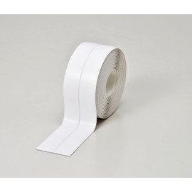 S World Easy Repositioning Leak Tape, White, Approx. 98.4 x 1.5 x 0.04 inches (250 x 3.8 x 0.1 cm)