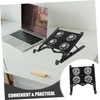 Operitacx 1set Adjustable Laptop Cooling Pad USB Fan Compact Notebook