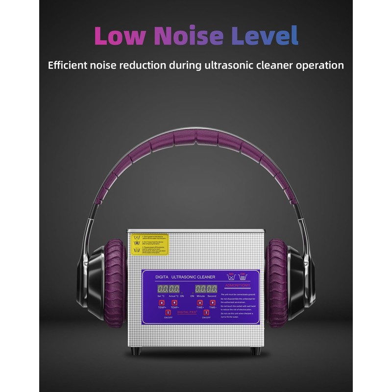 RIEDHOFF Commercial Ultrasonic Cleaner 10L,Professional Ultrasonic Cleaning Machine for Industrial