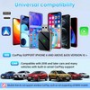 Anluomania CarPlay Wireless Adapter 2 in 1, Android Auto Wireless