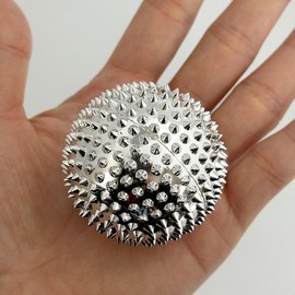 Extra Large Magnetic Acupressure Palm Massager Ball Health Wand 2ea