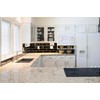 Decobasics 50 Pack 1/2" Overlay Brushed Nickel Cabinet Hinges for