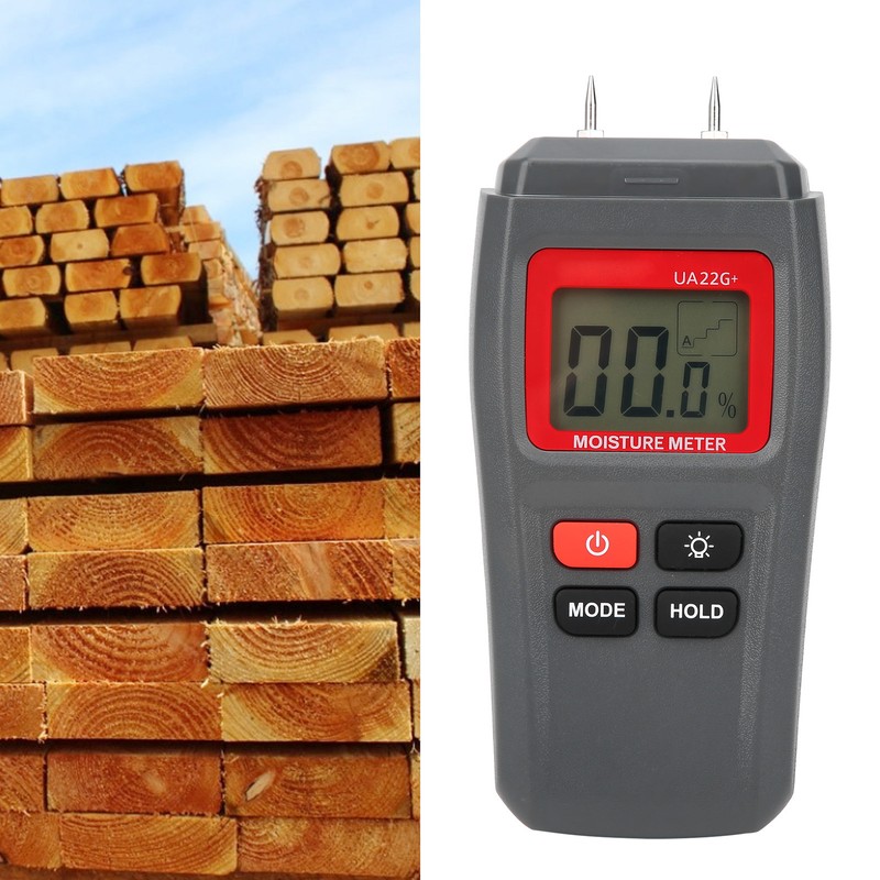 UA22G+ Professional Wood Moisture Meter Portable Timber Humidity Tester Damp