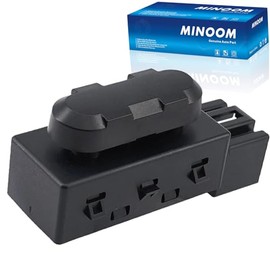 MINOOM 5F9T14B709AA 6 Way Power Seat Adjust Switch Replacement for Ford 2005-2015 Edge Escape Expedition Explorer Flex F150 F250 F350 F450 Lincoln MKX Part No.#9L3Z-14A701-A丨5F9Z14A701AA丨1S9085丨SW7258