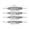 FOCMKEAS 4PCS Damaged Screw Extractor, Remover Set for Stripped Screws