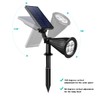 URPOWER Solar Spot Lights - 2-in-1 Waterproof Landscape Spotlights, Dusk-to-Dawn