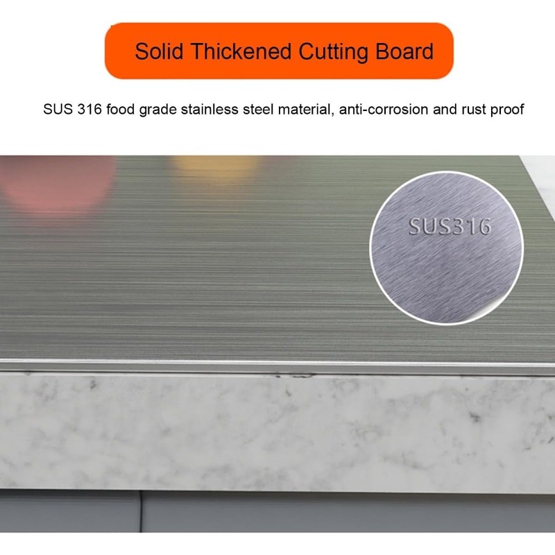 SUS 316 Titanium Cutting Board 100% Pure Titanium Cutting Boards