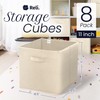 Reli. 11 Inch Cube Storage Bins (8 Pack) | Cube