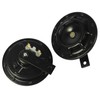 JDMSPEED New Two Black Super Loud Electric Blast Tone Horn