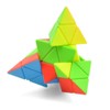 Yealvin 4x4 Pyraminx Cube 4x4x4 Pyramid Magic Speed Cube Stickerless