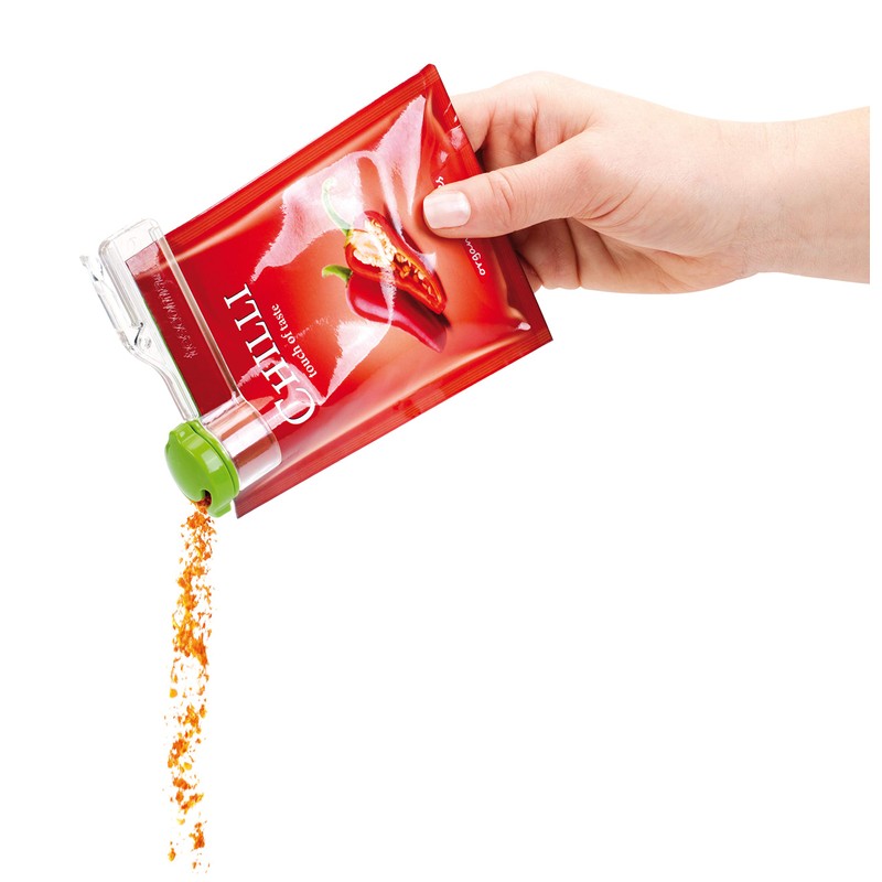 Tescoma Dispensing Closures for Spice Bag, 6 Pcs Season, Assorted