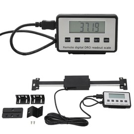 CDZHLTG Digital Display Kit, 0-150mm Digital Linear Scale Mounted Caliper Linear Scale DRO Remote LCD for Milling Machines or Lathes