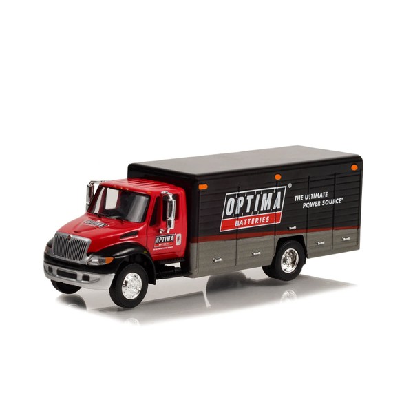 International Durastar 4400 Delivery Truck, Red - Greenlight 33240C/48-1/64 Scale
