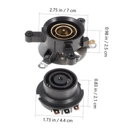 Ciieeo 4 Sets Electric Kettle Thermostat Base for Electric Kettle Kitchen Electric Kettle Base Thermostats for Home Temperature Control Coupler Household Thermal Control Abs