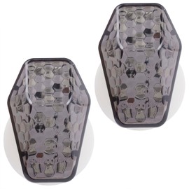 Kinstecks 1 Pair Motorcycle Side Marker Light Motorcycle Indicator LED Flush Mount Turn Signal Light Blinker Turning Lamp for SUZUKI GSXR SV BANDIT DL