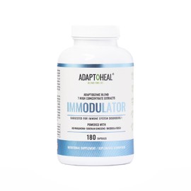 ADAPTOHEAL Immodulator - Adaptogenic Supplement for Well-Being, with Ginseng, Ashwagandha, Reishi Mushroom - Supports Stress Response, Mood Balance and Immune System Function (180 Capsules/700 mg)