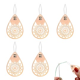 5 PCS Sewing Needle Threader, Hand Sewing Needle Threader Easy Threading Tool for Sewing Cross Stitch DIY Crafts, Portable for Hand and Machine Needles, Ideal for Small Needles and Low Vision Users