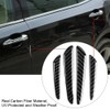 Dweekiy Carbon Fiber Door Edge Guard Bumper Protector Strips, 4Pcs,