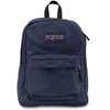 JanSport, Superbreak Backpack, Navy Blue, One Size.