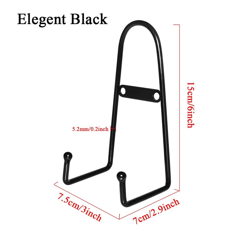 Mocoum 4 Pack Wall Mount Plate Display Stands, Medium Wall