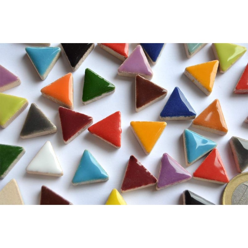 Bazare Masud e.K. 50 g Ceramic Mosaic Tiles Triangular Side