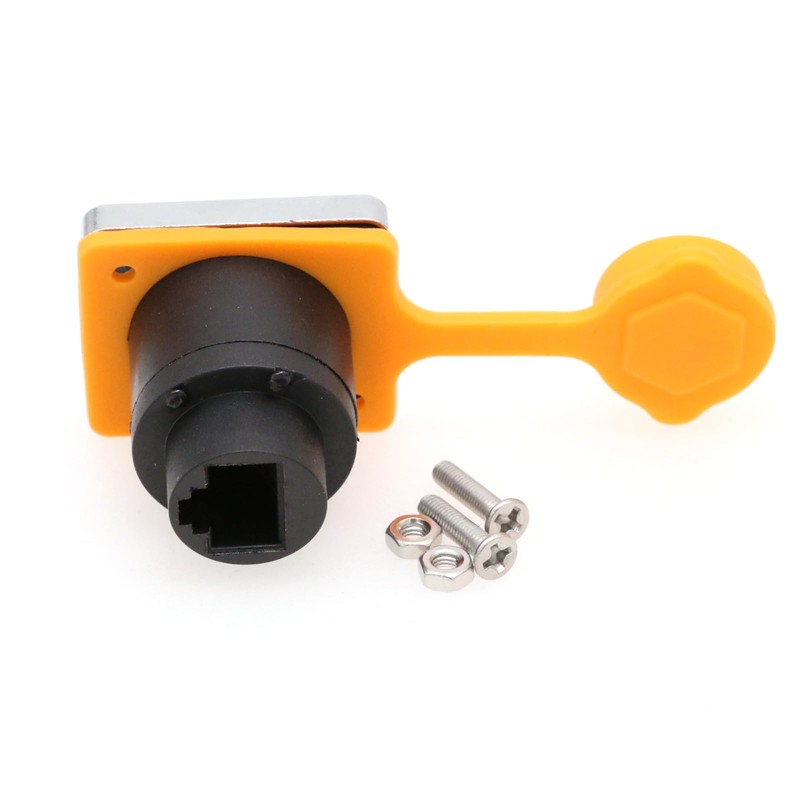 SZRMCC RJ45 Panel Mount Connector Cat5e RJ45 Ethernet Female LAN