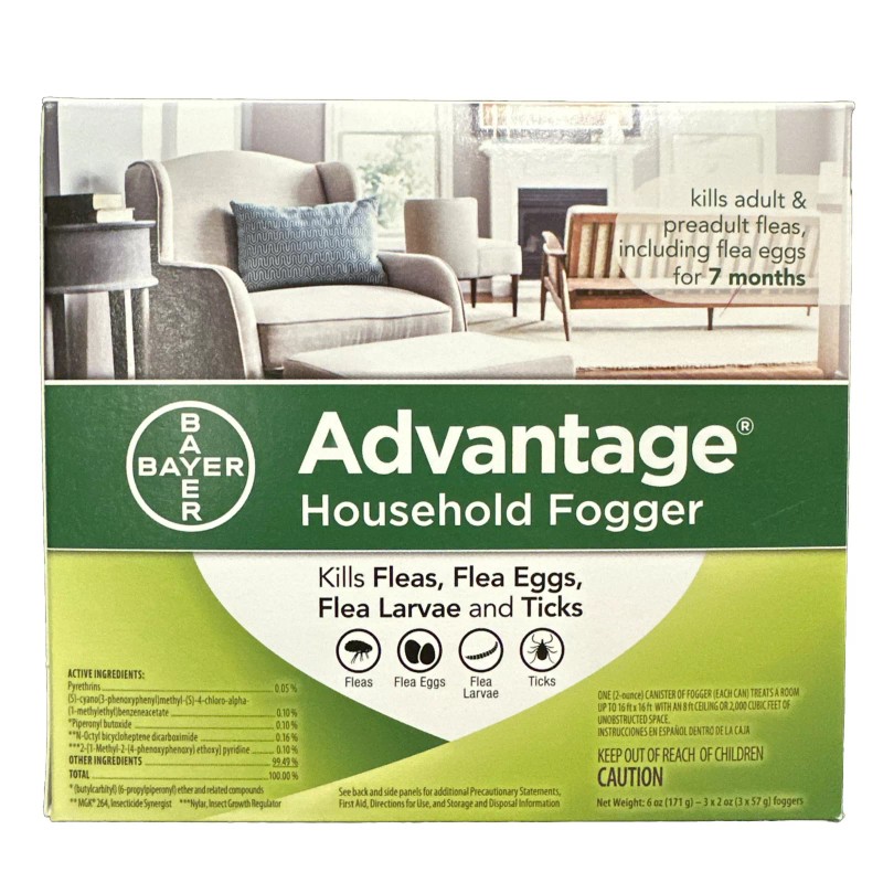 BAYER Advantage Household Fogger 2 oz each Box of 3