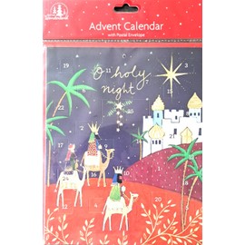 Traditional Christmas Advent Calendar Nativity Scene Countdown Children Kids (O Holy Night)