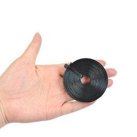 0.9 x 300 cm Italian Keratin Glue with Flat Tip Fusion Keratin Glue for Pre Bonded Hair Extensions (Black)