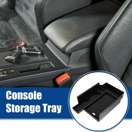 X AUTOHAUX Front Center Console Organizer Tray Fit for Nissan Pathfinder - Pack of 1 Black