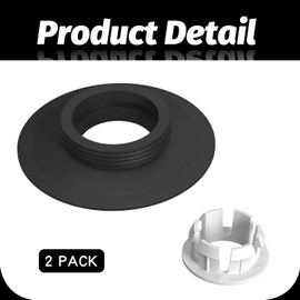 Flush Valve Seal for Ideal Standard, Replace of SV01967, Flush Valve Seal & Clip (2 Pcs)