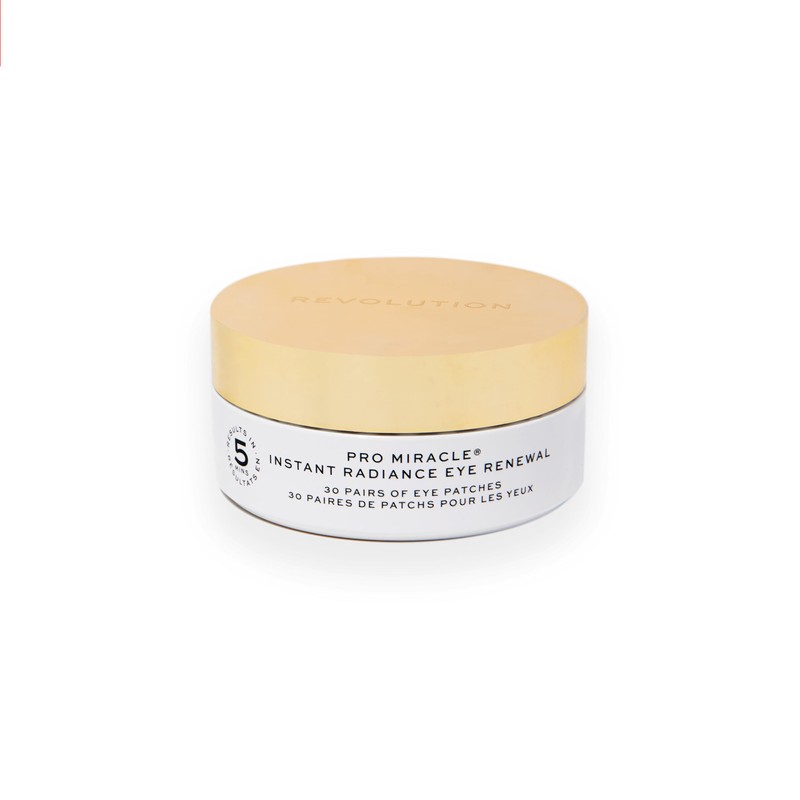 Revolution Pro Miracle Instant Radiant Eyes Renewal Patches, Hydrating &