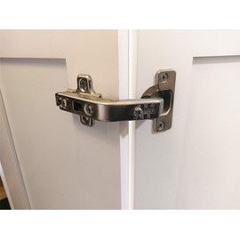 1 Piece Lazy Susan Hinge Face Frame Plate for Floded Door, Kitchen Cabinet Corner Door Hinges Metal Lasy Susan Cabinet Corner Hardware Cabinet Door Hinges Corner Cabinet Replacement 135 Degree Open
