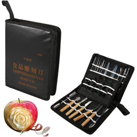 46 Stücke Kulinarische Schnitzwerkzeuge Set Tragbare Garnieren Schneiden Schneiden Garnieren Werkzeuge Kit für Obst Gemüse Garnieren Schneiden