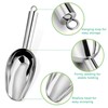 LIANYU Mini Ice Scoop Set of 4, 3 Ounce Stainless