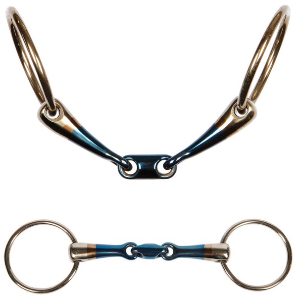 Harry's Horse 41106009 11.5 Snaffle Bit Double, Sweet Iron, 11.5