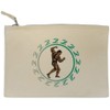 'Muscle Man' Canvas Clutch Bag/Accessory Case (CL00036453)