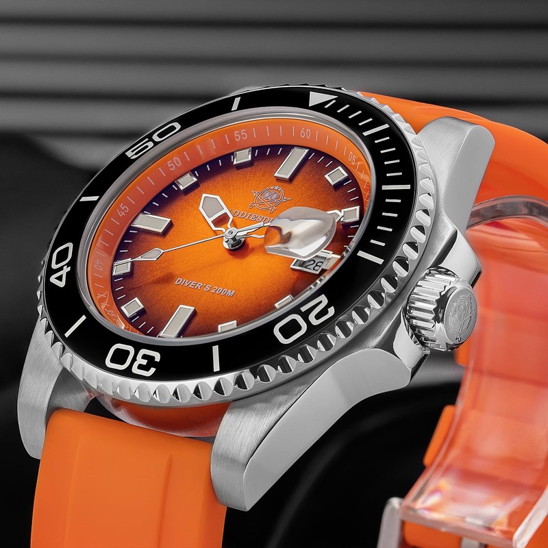 ADDIESDIVE Diving Watch 200 m Quartz Watch Men's BGW9 Night