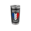 France Flag Heart Poitiers City Stainless Steel Insulated Tumbler