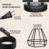 HiBay Plug in Track Lighting Fixtures Ceiling, Adjustable 4-Light Track