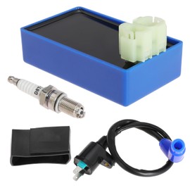 Ignition Coil Spark Plug with CDI Box Replace 30410-HC4-770 30410-HC4-003 30510-HC4-000 for FourTrax 300 TRX300 TRX300FW 1988-1993