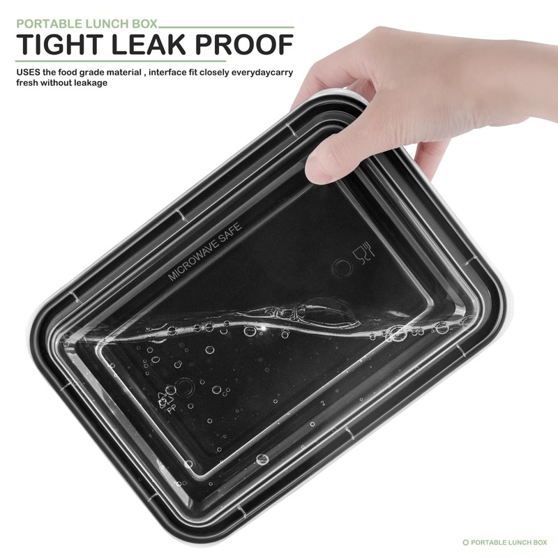 MBC MAT BOARD CENTER, 25-Pack (32 Oz) 1-Compartment Food Container-Rectangular