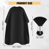 Omvoina Professional Haircut Cape with Adjustable Snap Closure and Neck
