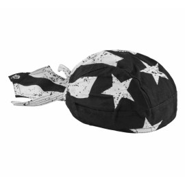 Zan Road Hog Flydanna Headwraps Black/White Flag ZSG091