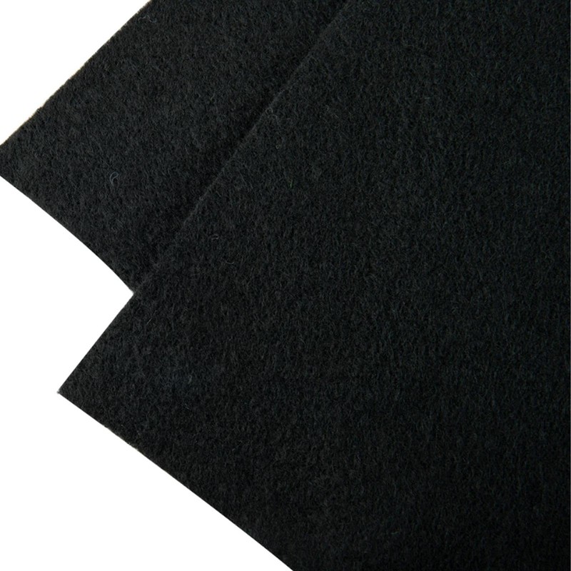 Oshhni Fireproof Welding Blanket Carbon Felt 3mm Thick Black Soldering