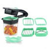 5 in 1 Multifunction Vegetable Cutter Fruit Salad Garlic Chopper
