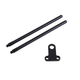 Fishing Snag Bars Ears Black,Snag Bars Ears Bite Alarm Carp Fishing Black Aluminium Alloy Snag Bar Ears Windproof Fishing Rod Connector replacement for Bite Alarm Carp Fishing Tackle