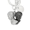Chocly Metamorphosis Collection Belgium Metal Keyring - Zodiac Gemini